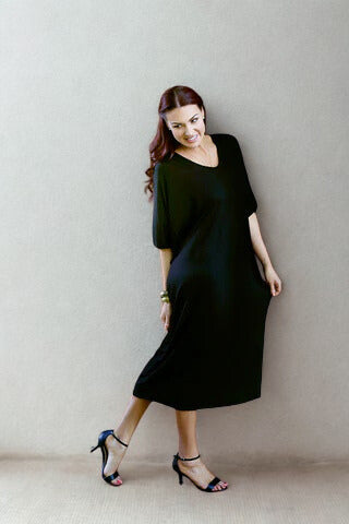 Tara Batwing Dress Long Mojo Beach Australia Tara Batwing Dress Long Mojo Beach Australia