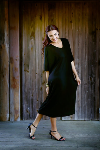 Tara Batwing Dress Long